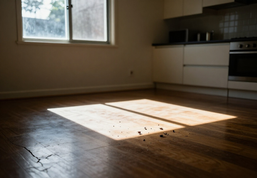 Ant trail in a Rockdale kitchen before treatment